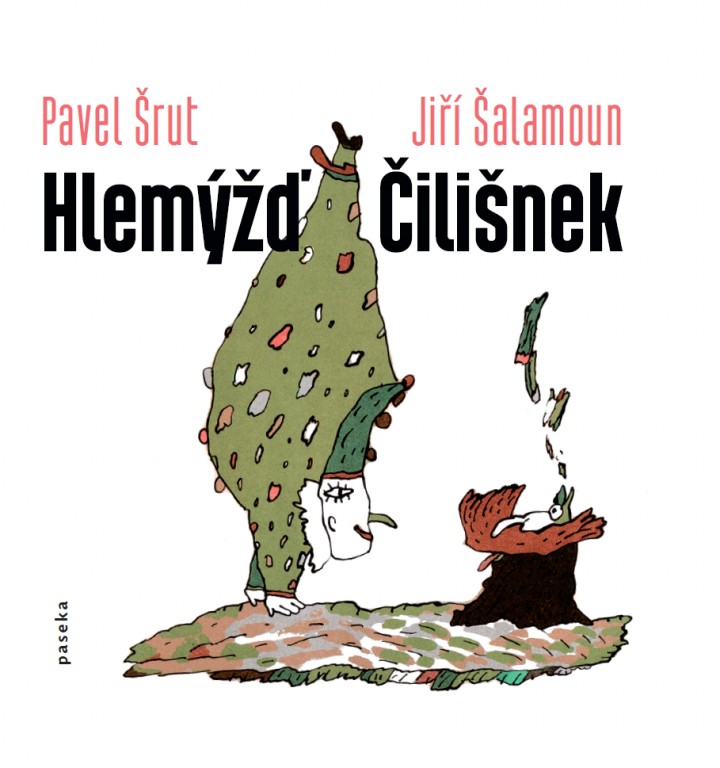 obálka knížky pro děti od Pavla Šruta - Hlemýžď Čilišnek